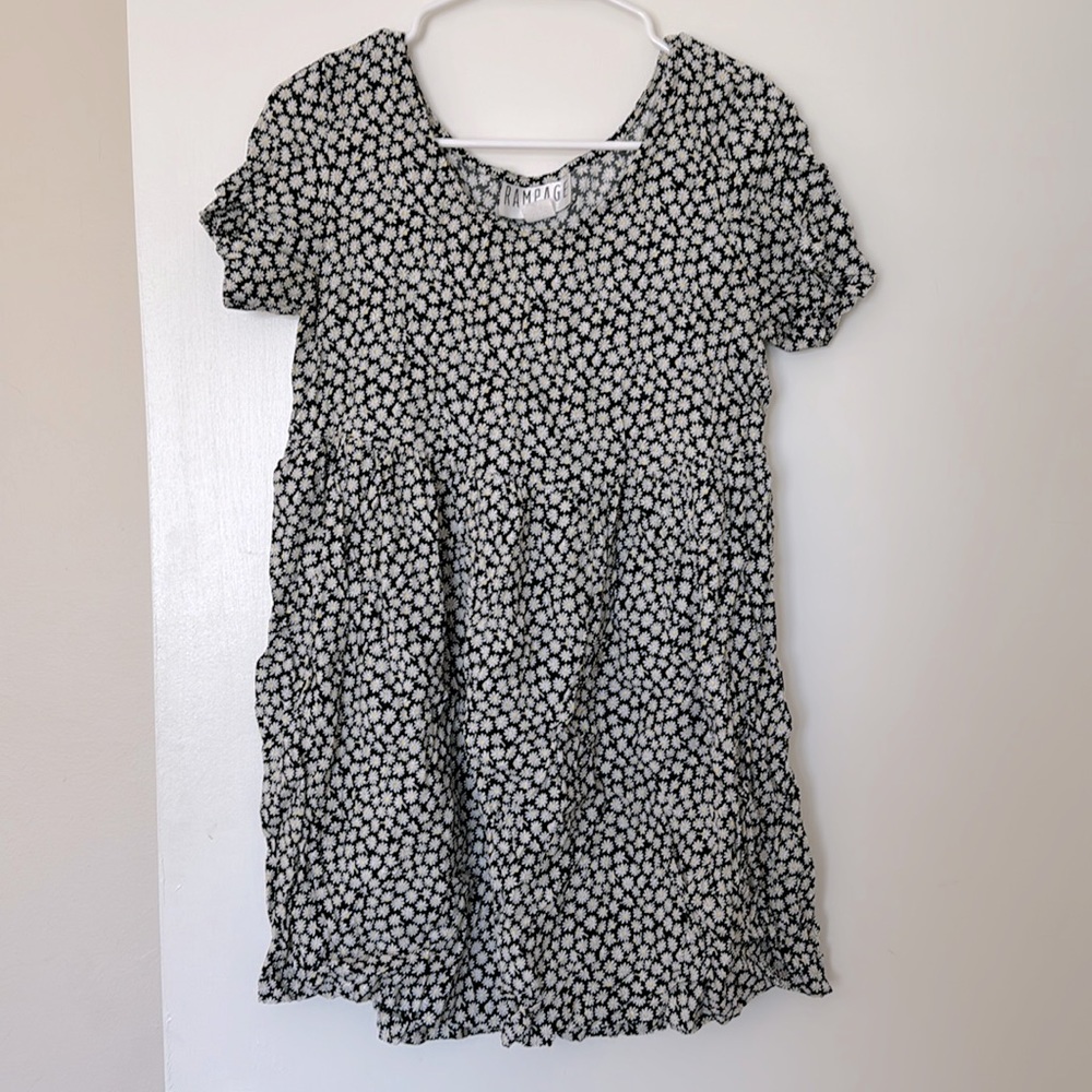 Vintage 90s Rampage floral babydoll dress